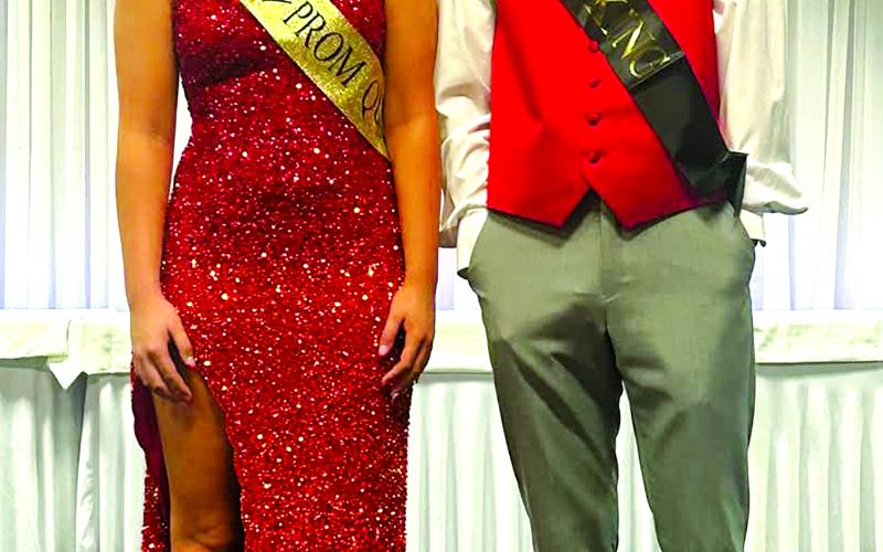 The Pendleton County High School 2025 Prom king and queen are Queen Sarah Blackaby and King Lucas Dennison. The prom was held March 29 at the Syndicate Newport.