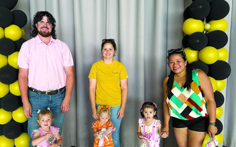Baby Miss Cutie Pie contest winners are Kinzlee Bowman, winner; Nora Geiman, first runner-up; and Gia Yelton, second runner-up.