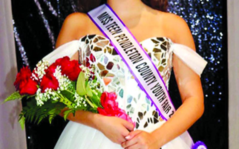 Kodie Reynolds, Miss Teen Pendleton County Youth Fair, will compete in the State Pageant Oct. 18.