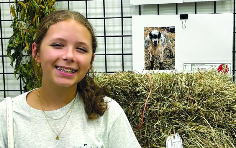 Isabella Thompson, 12, had a photograph from her 4-H photography club go to state, where it took a red ribbon. She is a seventh-grader at Sharp Middle School.