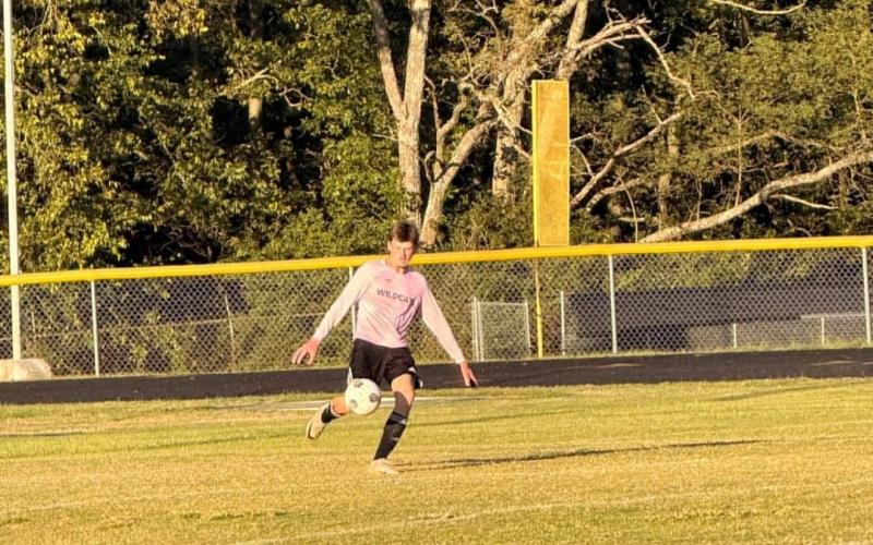 Wildcat Senior goalkeeper Adam Beebe