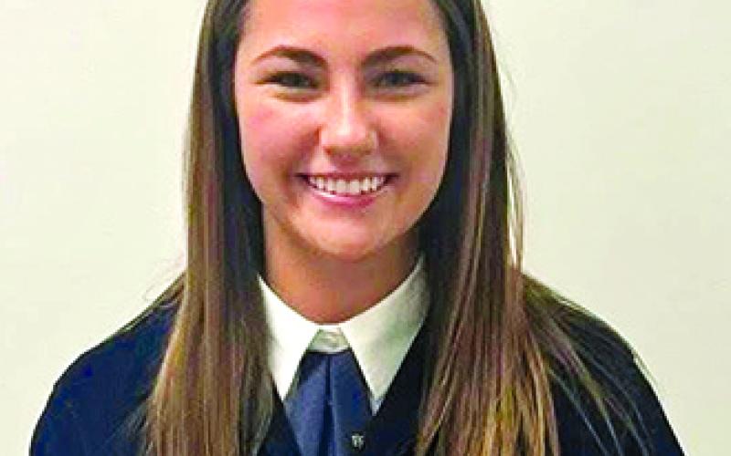 Pendleton County High School’s FFA Club member Riley Browning was elected to serve as the 2026-27 Northern Kentucky Region reporter.