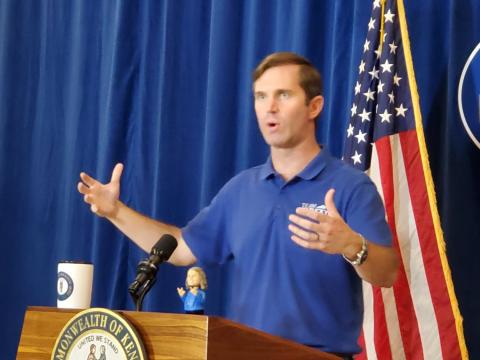 Gov, Andy Beshear's restrictions didn't affect the six racetrack-owned gaming venues in Kentucky. (Kentucky Today/Tom Latek) 