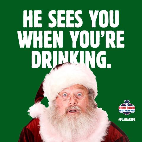 Santa sees you