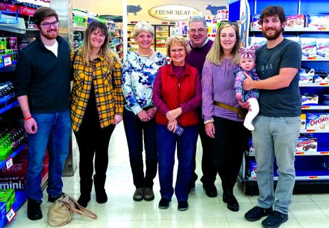 Roger’s family joined the celebration as he retired Saturday: son Tyler Craig, his girlfriend Christy, Roger’s wife Jo, Dixie Owen, Wyatt’s owner, Craig, Brittany and Carson Craig, and their daughter Ostara