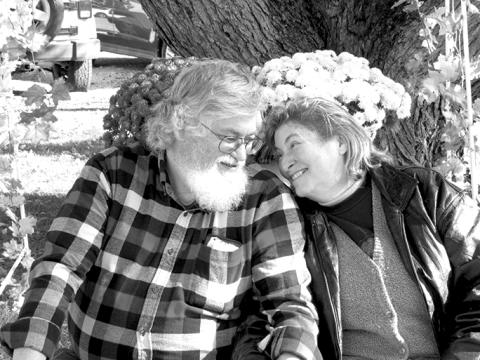 Burton and Terry take in the beauty of a fall day as they enjoy each other’s company on an outing last fall.