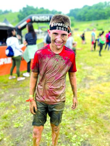 Wolfe claims to like mud and got his wishes at Sunday's race.