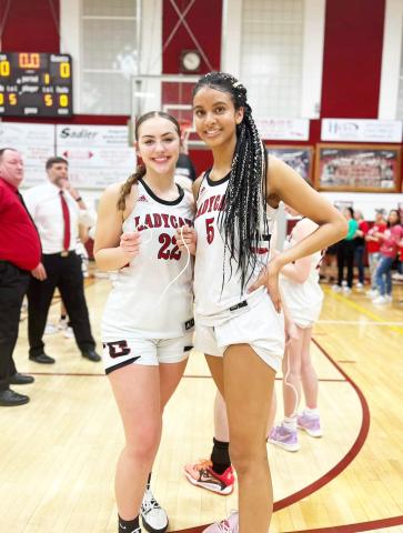 Saniah Thomas and Cara Stewart