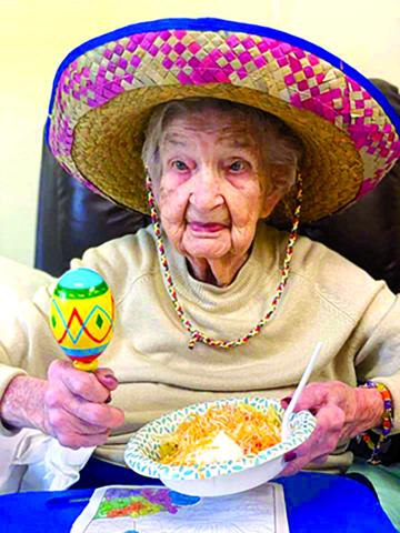 GLADYS FRAZIER, 107