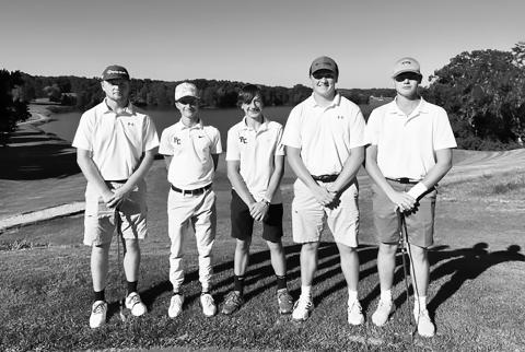 Pictured from left: Austin Kirsch, Bryant Brown, Matthew Musk, Aaron Kirsch, Abraham Beebe. Photo provided by: Clay Monroe