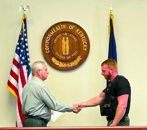 new sheriff's deputy sworn in