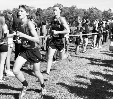 Senior Evan Stewart was among four Wildcats competitors who set new personal bests at the Bluegrass Invitational on September 23. Photo provided by Natalie Wolfe.