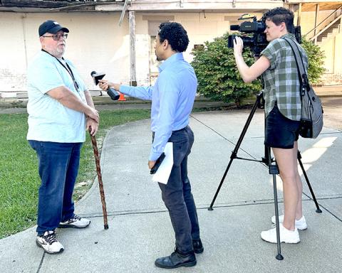 Ron Maddox, dispatcher, speaks to Local 12’s Luke Jones after the controversial fiscal court decision to merge county dispatch with KSP. Matt Sorrell and Sheila Davis shared their insights, as well, discussing their loyalty to the service that has been in place for 20 years.