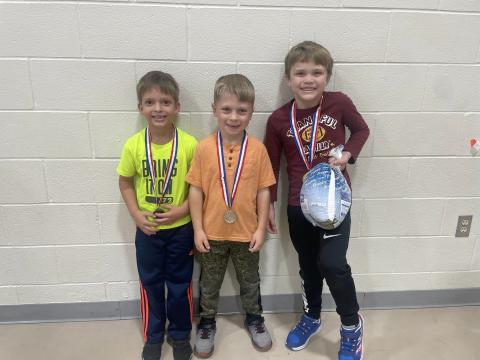 Kindergarten boy winners