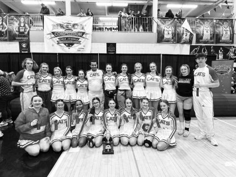 Cheer Team Takes First at NKCCA Competition