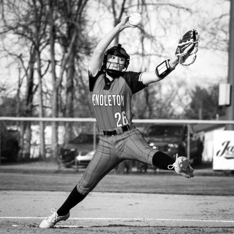 Ladycat eighth grader Jessa Gerhardstein got the start in her teams Mar. 29 contest against Tates Creek. Photo by Pete Wigginton.