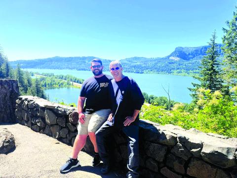 From left, Aaron Teegarden and Tim King