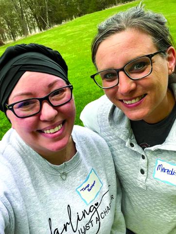 Hope Warriors Tonya Sweigart and Meredith Crawford