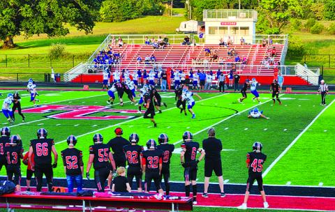 The Wildcats host Manchaster for first home game at new stadium. Photo by Burton Cole