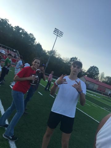Moms play the football team
