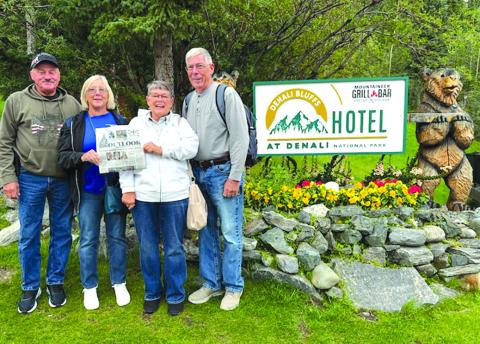 Pictured are Joe and Chrissy Bezold of Falmouth and Beth and Jerry Cahill of Butler.  Photo submitted by Chrissy Bezold.