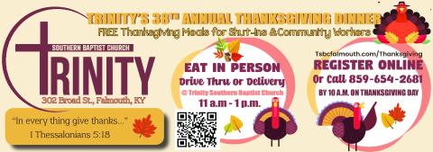 Trinity Thanksgiving Meals