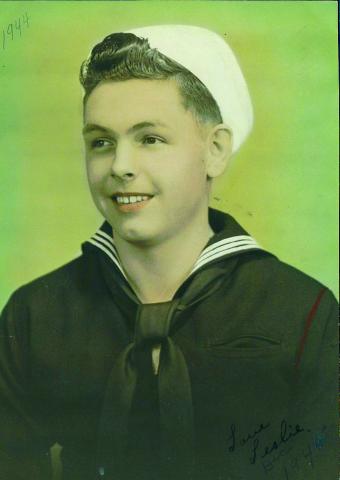 Leslie Wolfe Jr., son of Leslie Sr. and Pearl Wolfe, was in the Navy, stationed in Illinois and stationed in the Philippines during World War II. 
