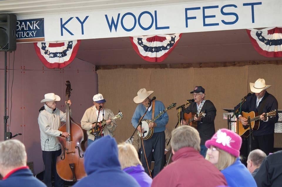 The hills surrounding the grounds of the Kentucky Wool Festival are usually echoing with the sounds of music