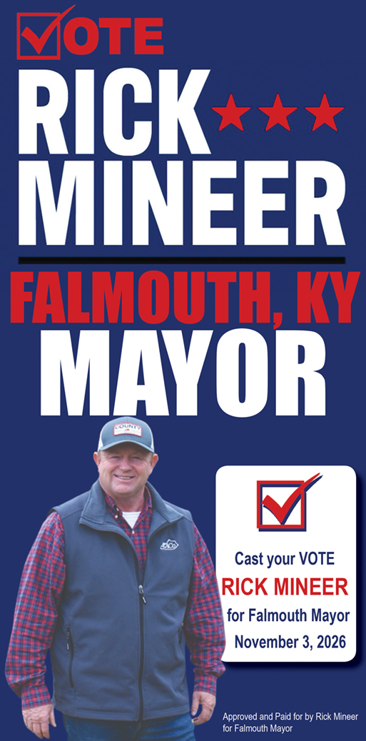 Paid for by Rick Mineer, for Falmouth Mayor