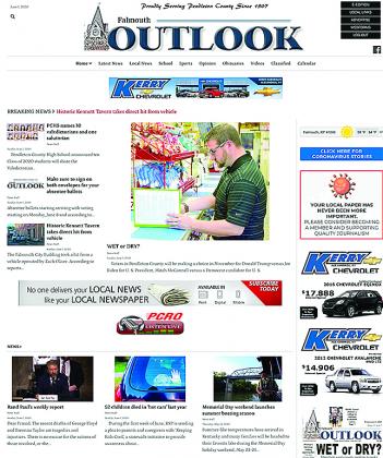 Check out the new look at www.falmouthoutlook.com