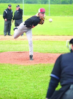Joey Ball pitched four scoreless innings for the Wildcats in the district tournament opener