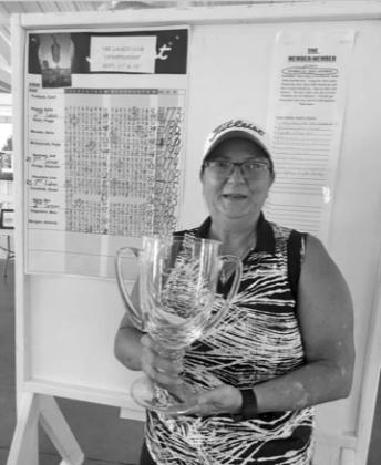 Jodi Bertram is the 2022 Ladies’ Senior Club Champion at Pendleton Hills 