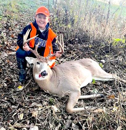 An unnamed young hunter bagged a big guy!