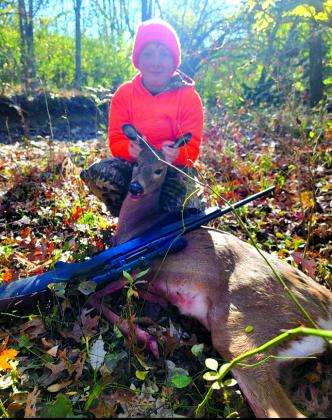 Isaac Mardis went hunting for his first time ever and came back with a deer.