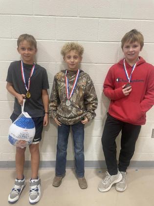 Fifth grade boy winners