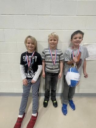 Fourth grade boy winners