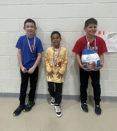 Third grade boy winners