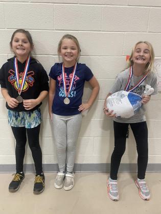 Third grade girl winners