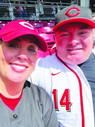 Kelley and Larry Carlisle of Butler took in their first Opening Day together The two have spent  quite a lot of time through the years watching both baseball and softball.