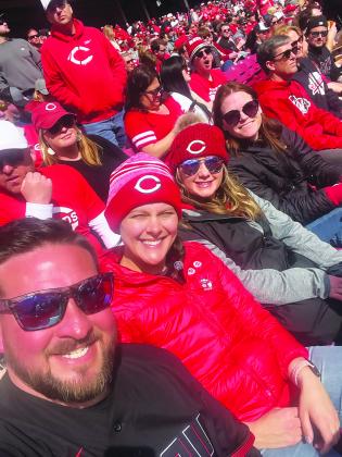Pendleton County Magistrate Josh Plummer enjoyed his Opening Day experience  with his wife Erin, along with Erica Bockerstette and Daniells Hughes.