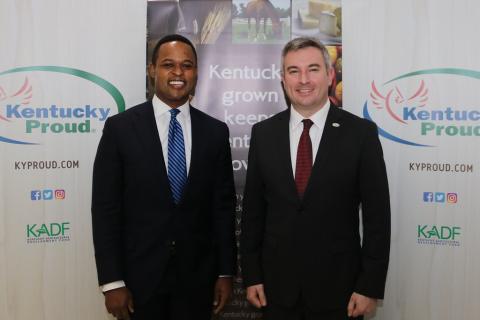 Attorney General Daniel Cameron and Agricultural Commissioner Ryan Quarles