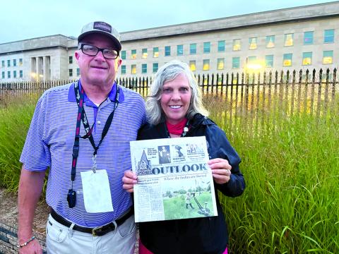 State Sen. Shelley Funke Frommeyer, right, and her husband, Rich Frommeyer