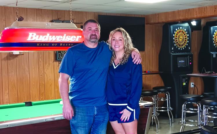 Pendleton County natives Brian and Tonya Sandy acquired and reopened the historic Time Out Tavern in Falmouth. The bar closed following the unexpected passing of previous owner Rick Wilson in February. Photo by Sam McClanahan.